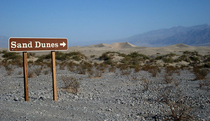 Sand Dunes of Mojave Desert (Photos)